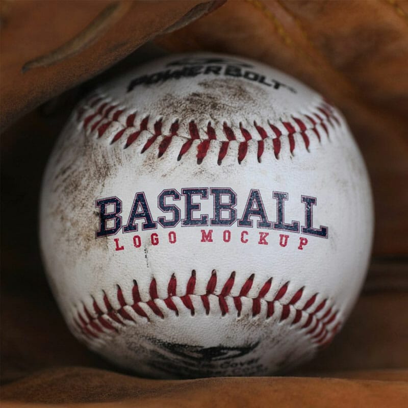 Free Baseball Logo Mockup PSD