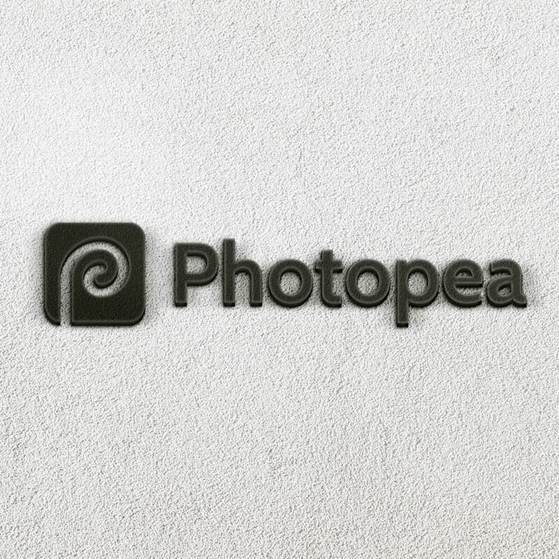 Free Black Logo Mockup On White Wall PSD