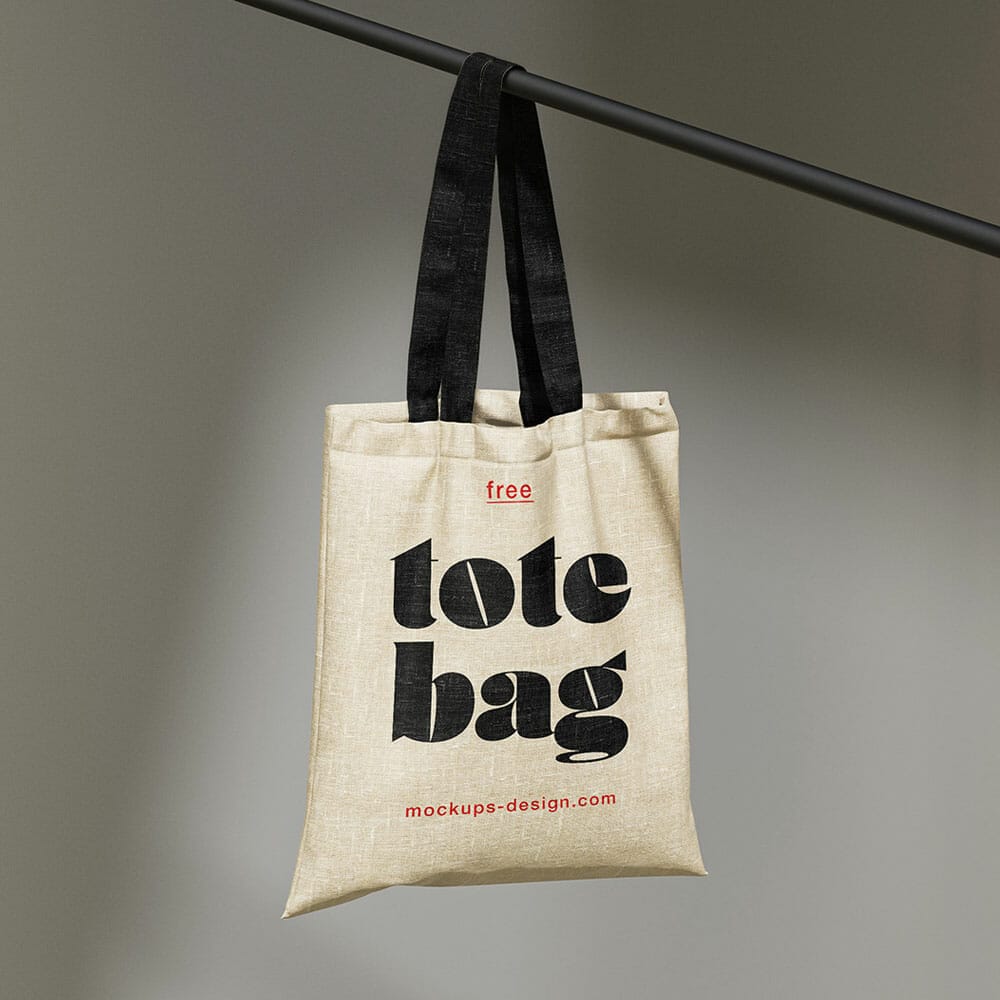 Free Canvas Bag Mockup PSD