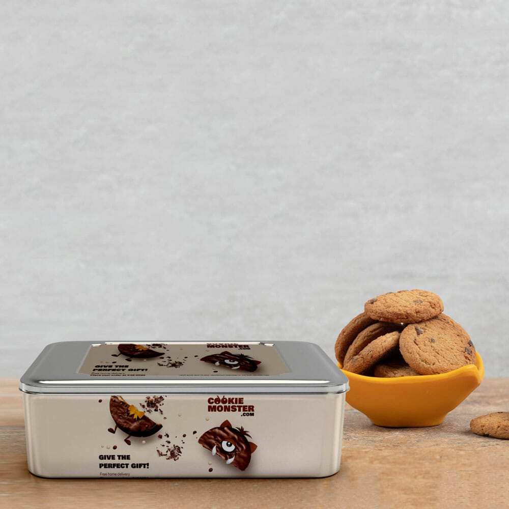 Free Cookie Box Mockup PSD Template