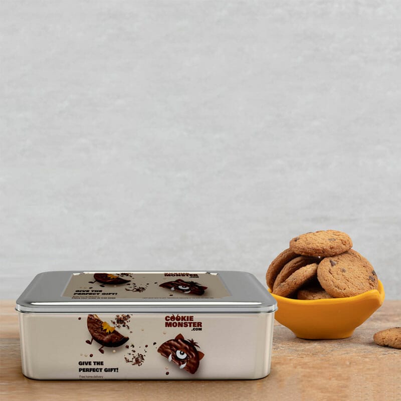 Free Cookie Box Mockup PSD Template