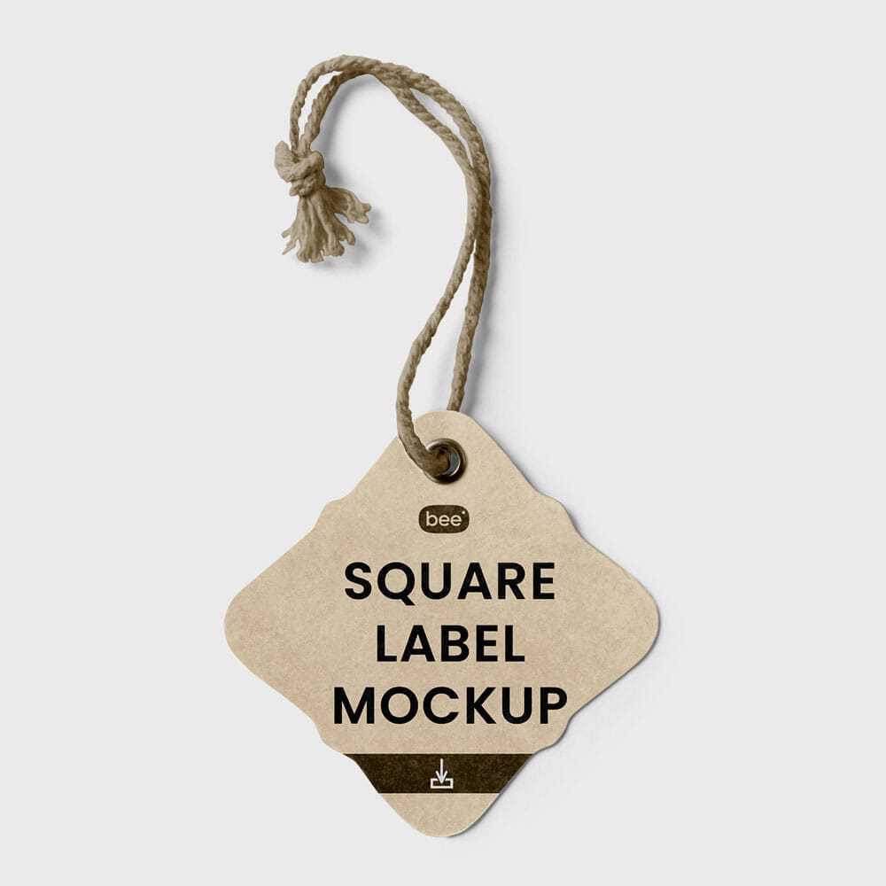 Free Elegant Label Mockup PSD