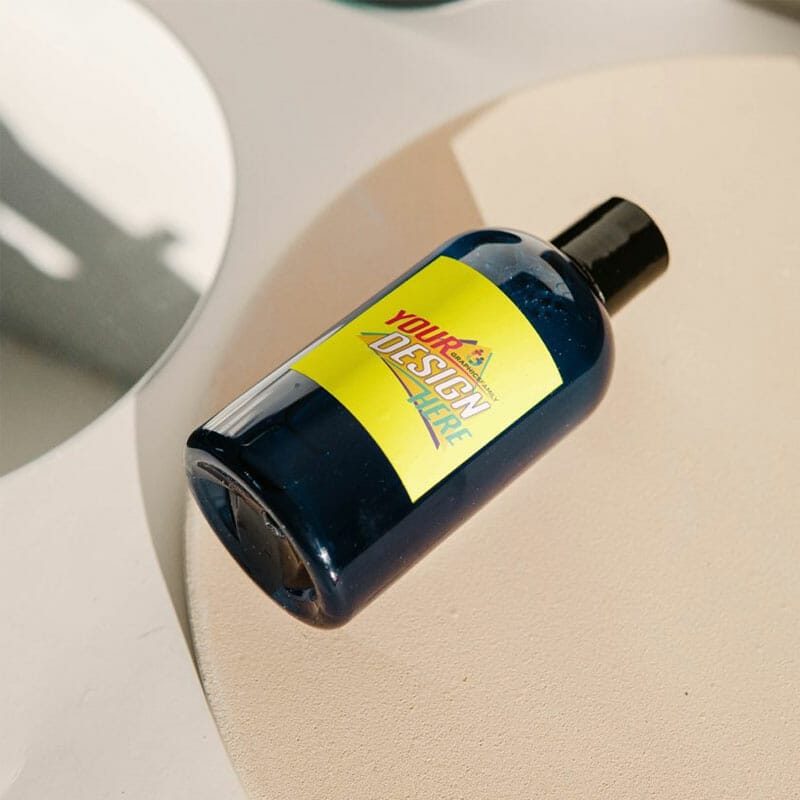 Free Facial Cleanser Bottle Design Mockup PSD