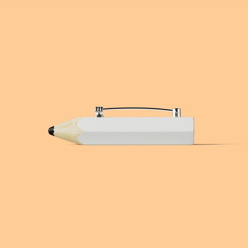 Free Front View Small Pencil Mockup PSD
