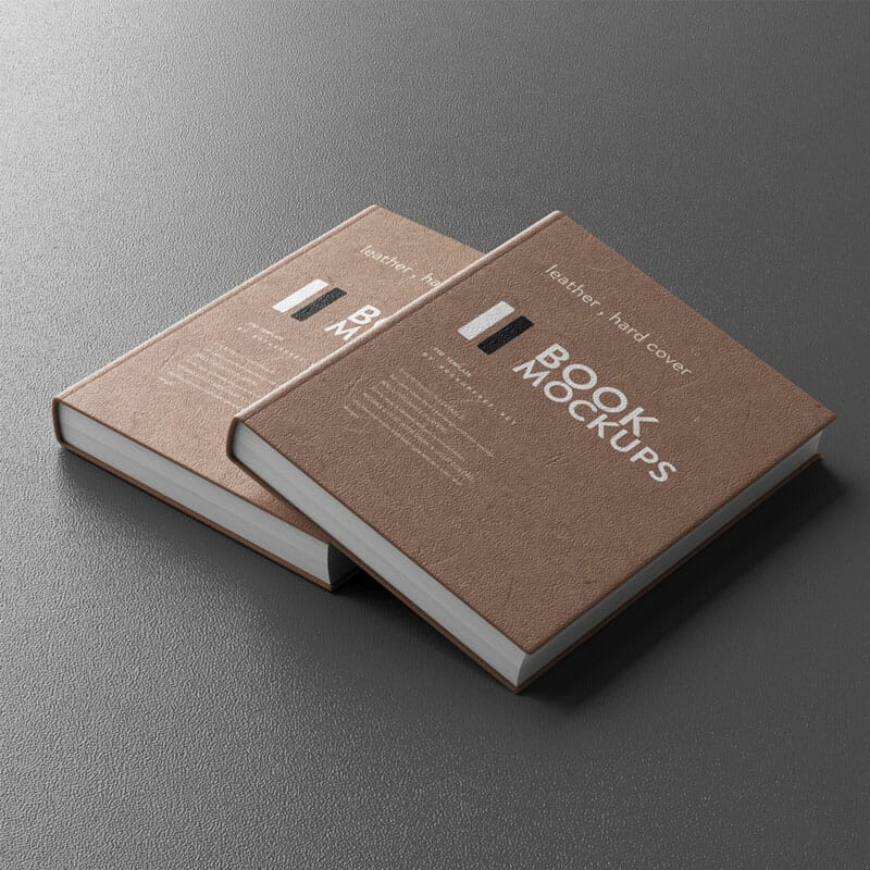 Free Leather Hard Cover Book Mockup PSD » CSS Author