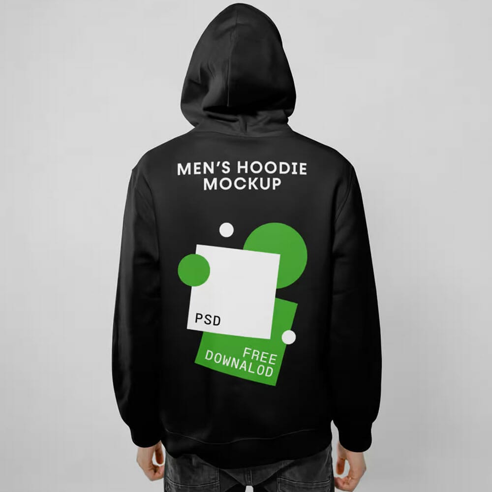 Free Men’s Hoodie PSD Mockup PSD
