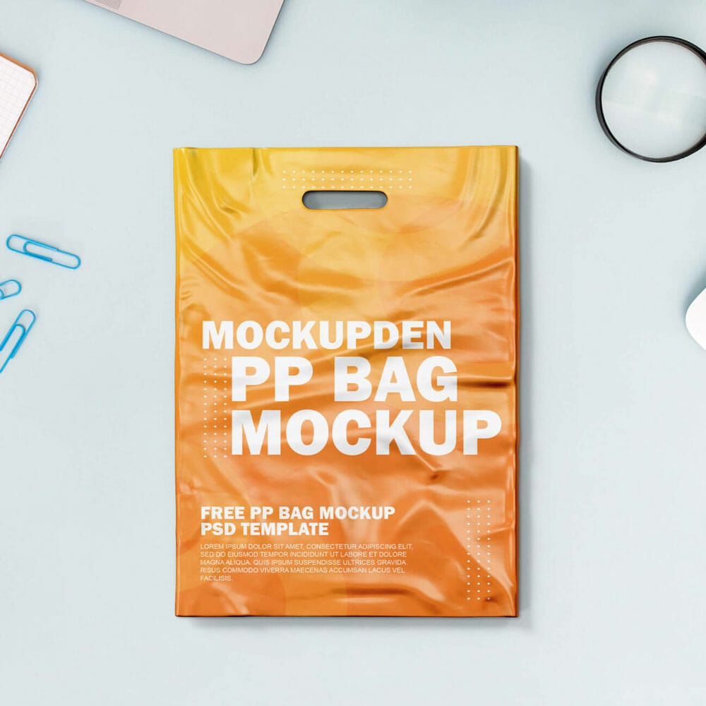 Free PP Bag Mockup PSD Template
