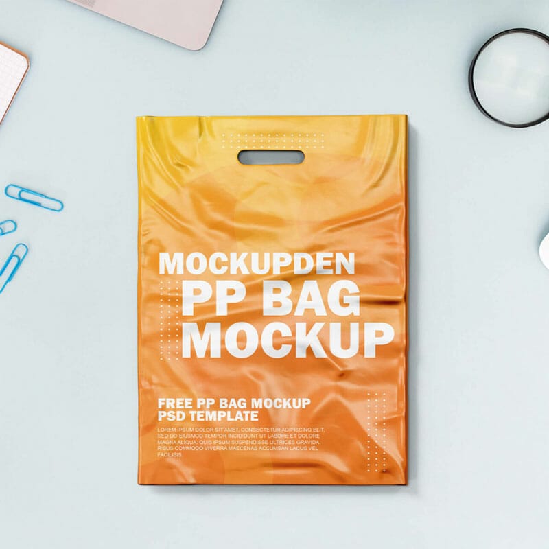 Free PP Bag Mockup PSD Template