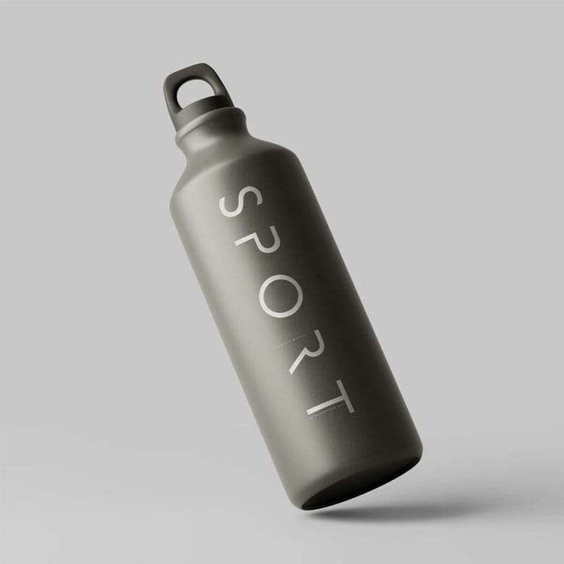 Free Sport Bottle Mockup PSD