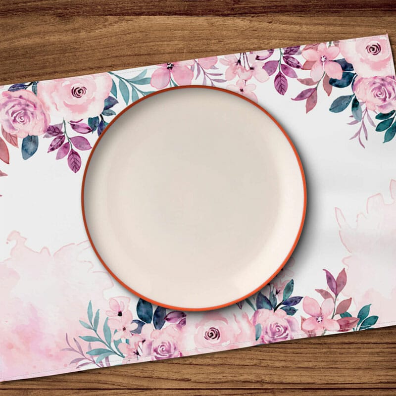 Free Table Mat Mockup PSD Template