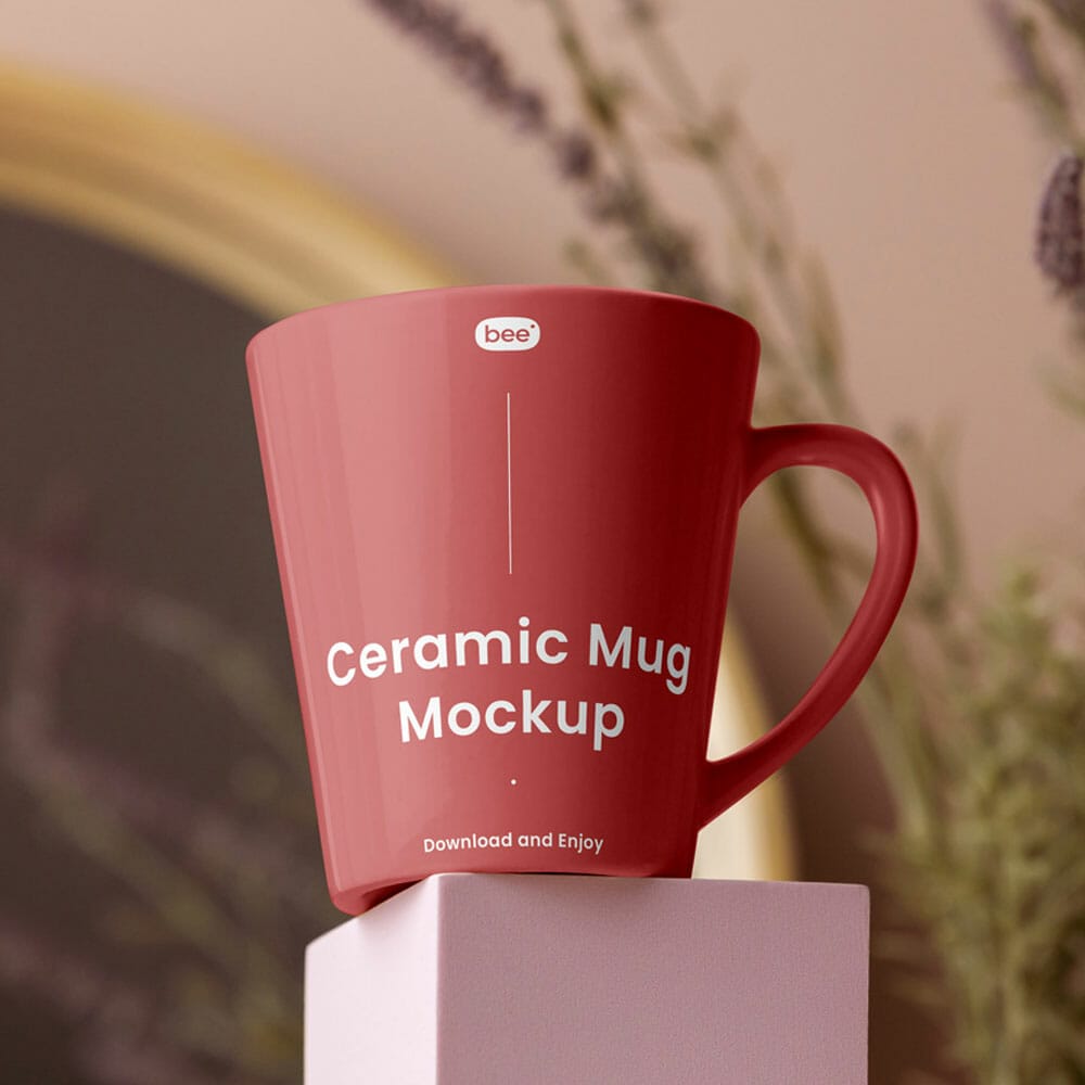 Free Taper Cup Mockup PSD