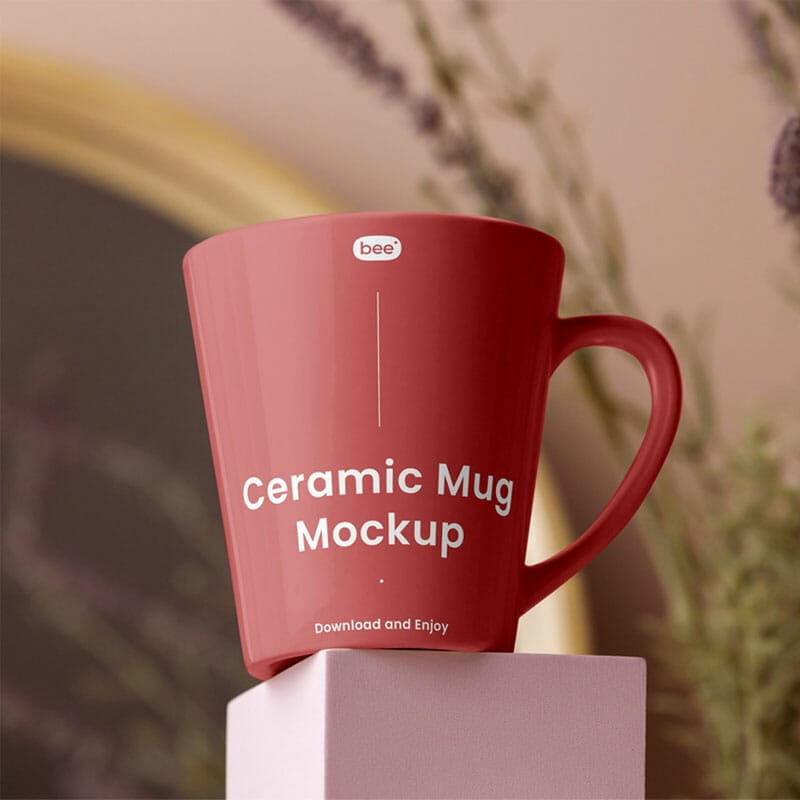 Free Taper Cup Mockup PSD