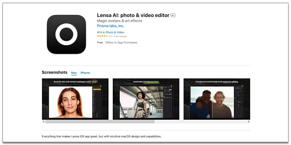 Best Photo and Video Editing Tools 61 Lensa Selfie Editor