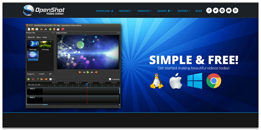 Best Photo and Video Editing Tools 85 OpenShot Video Editor