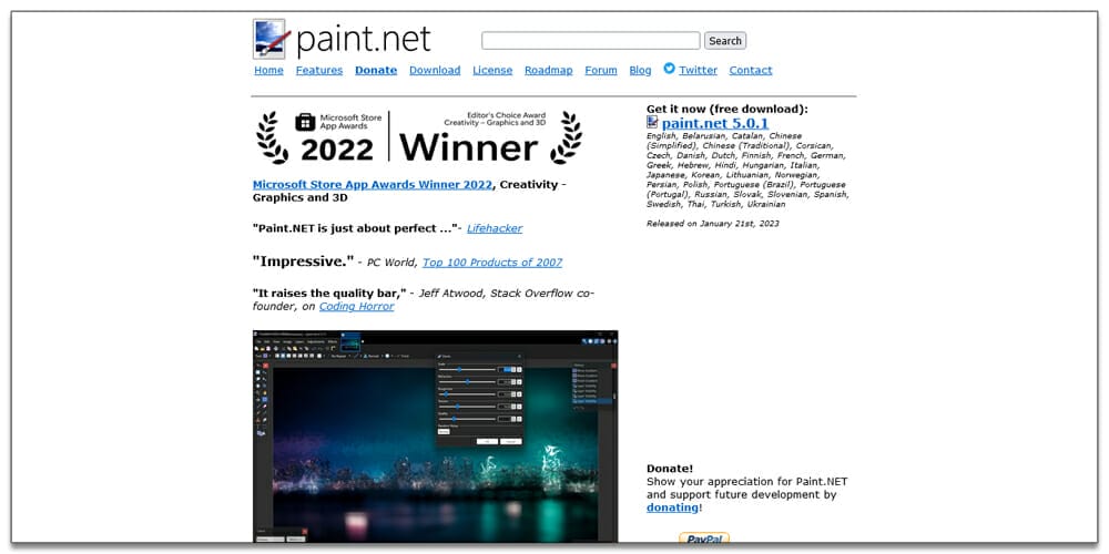 Best Photo and Video Editing Tools 33 Paint.net