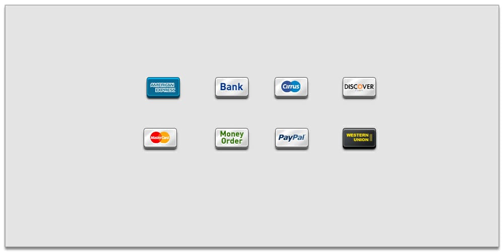 Popular Payment Icons