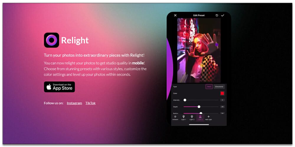Best Photo and Video Editing Tools 65 Relight