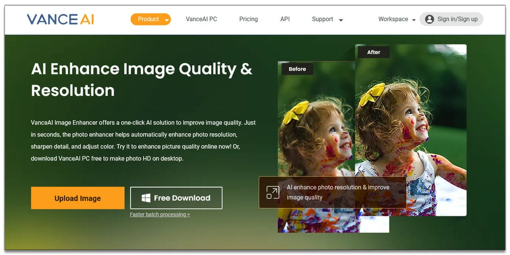 Best Photo and Video Editing Tools 25 VanceAI Image Enhancer