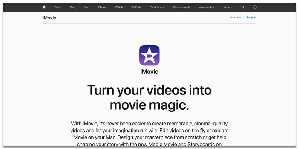 Best Photo and Video Editing Tools 98 iMove