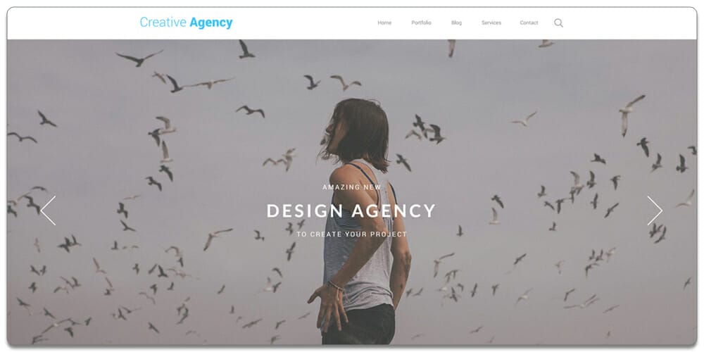 Creative Agency One Page Template