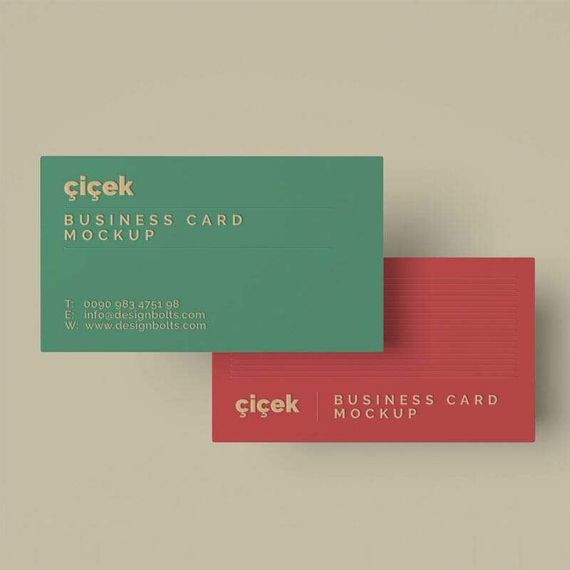 Free Business Card Mockup PSD