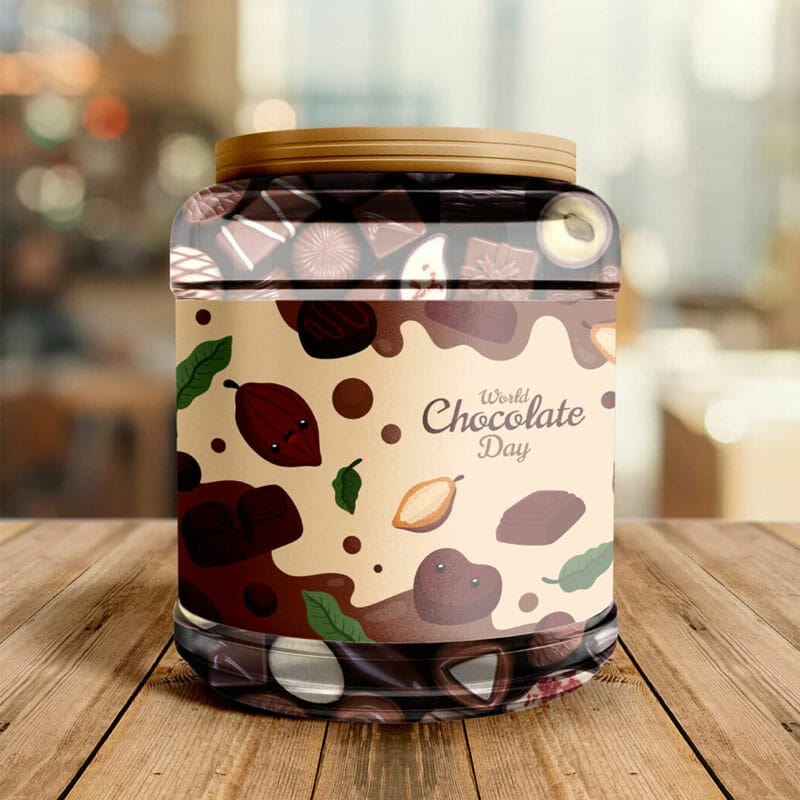 Free Chocolate Jar Mockup PSD Template » CSS Author
