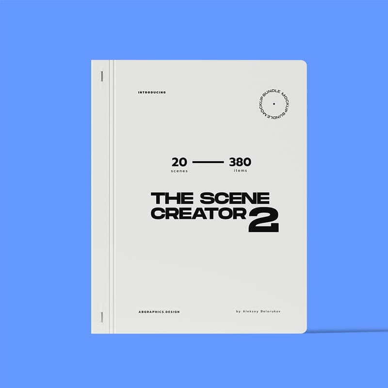 Free Closed Notepad Mockup Front View PSD