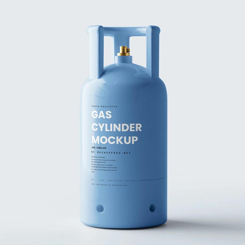 Free Gas Cylinder Mockup PSD » CSS Author