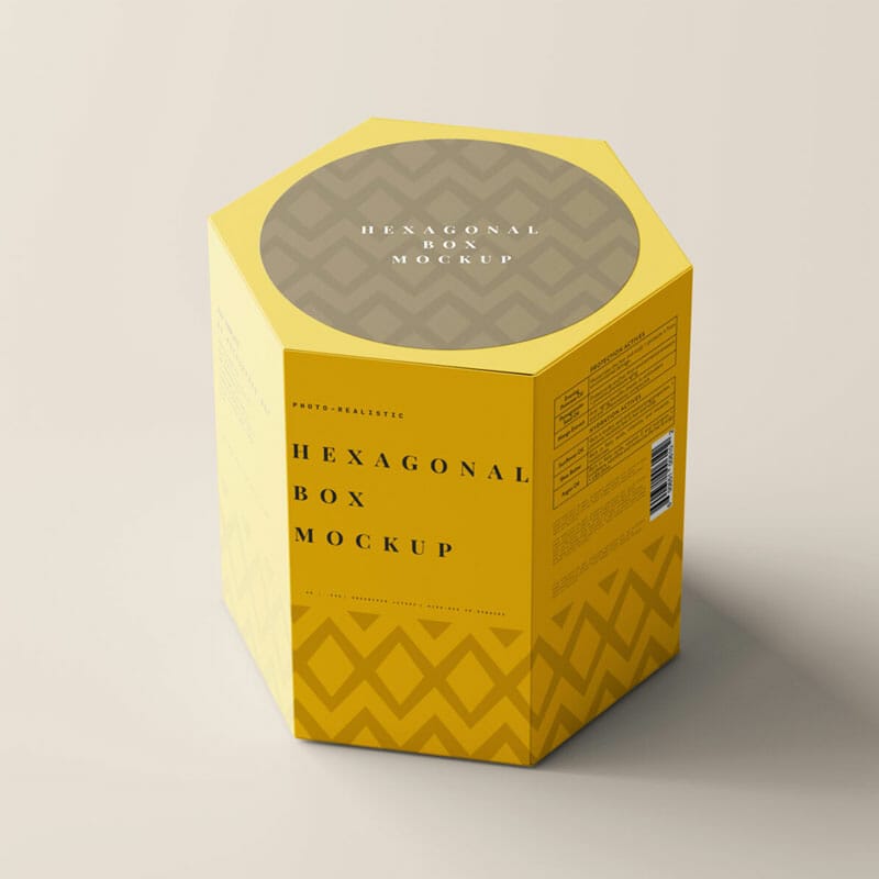 Free Hexagonal Box Mockup PSD » CSS Author