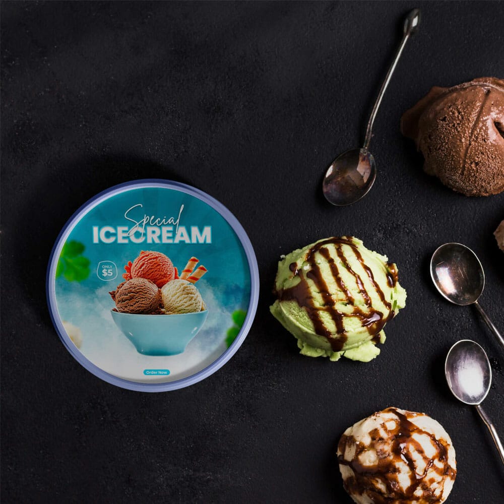 Free Ice Tube Mockup PSD Template