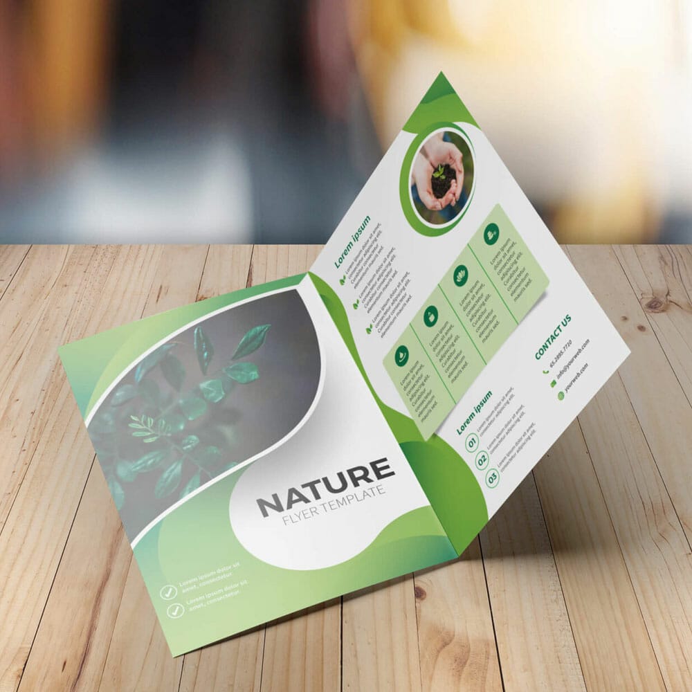 Free Matte Brochure Mockup PSD Template
