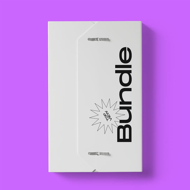 Free Package Mockup PSD Top View