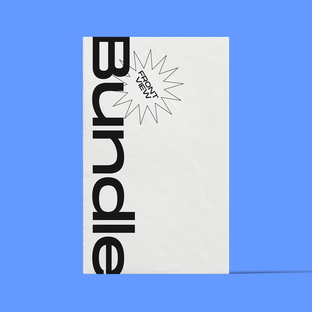 Free Paper Mockup Front View PSD