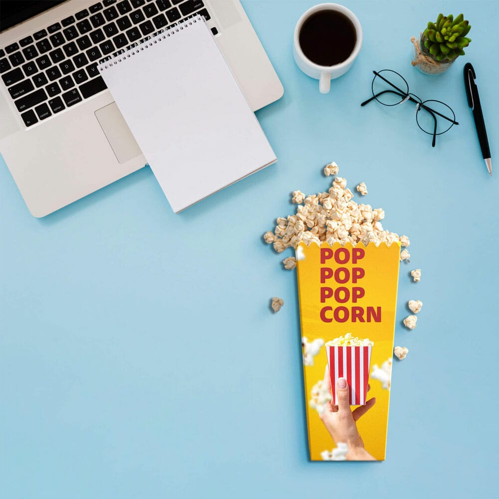 Free Popcorn Mockup PSD Template