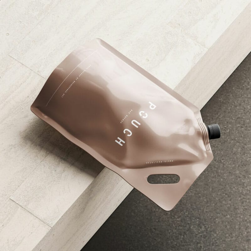 Free Pouch Bag Mockup PSD