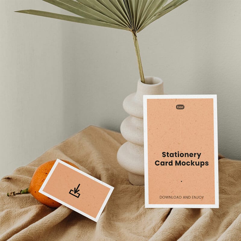 Free Stationery Eco Document Mockups PSD