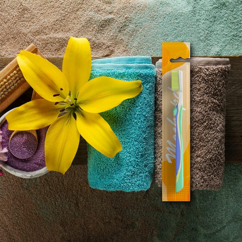 Free Toothbrush Package Mockup PSD Template