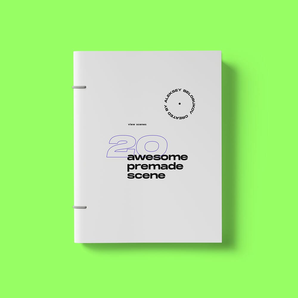 Free Top View Closed Notepad On Rope Mockup PSD