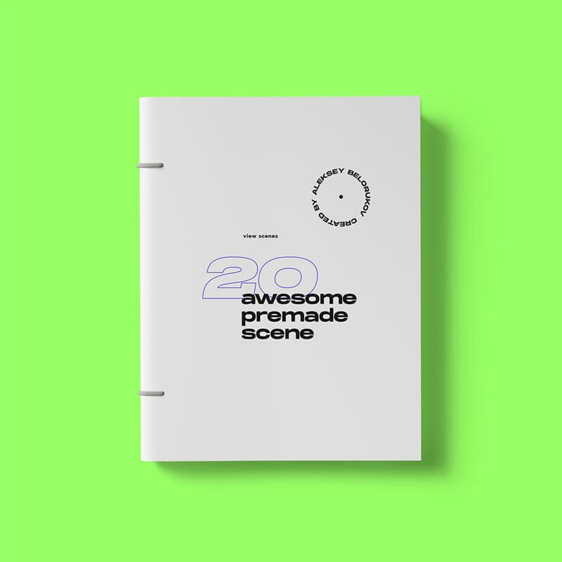 Free Top View Closed Notepad On Rope Mockup PSD