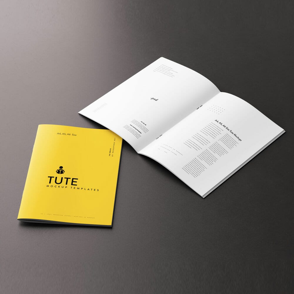 Free Tute Mockup Templates PSD