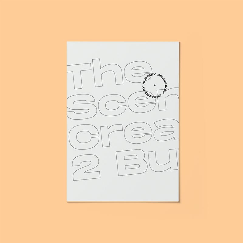 Free Vertical Paper Mockup Top View PSD