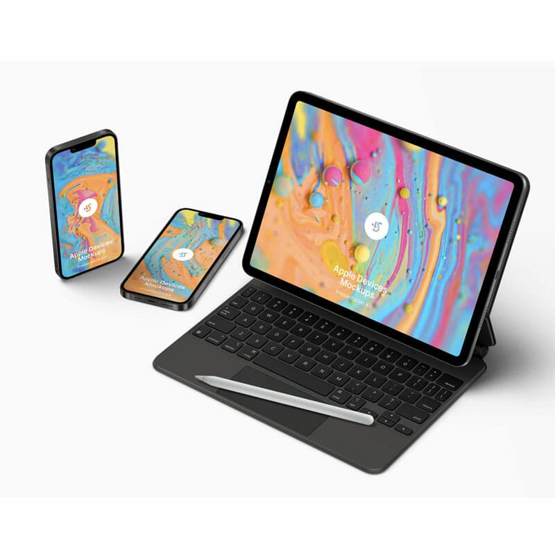 Free iPad Pro And iPhone Mockups PSD