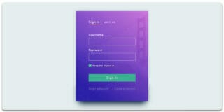 Beautiful Free Web Form PSD Templates
