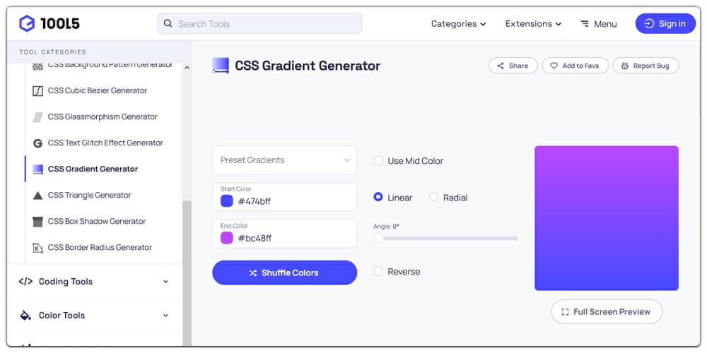 The Top Free CSS Gradient Generators » CSS Author