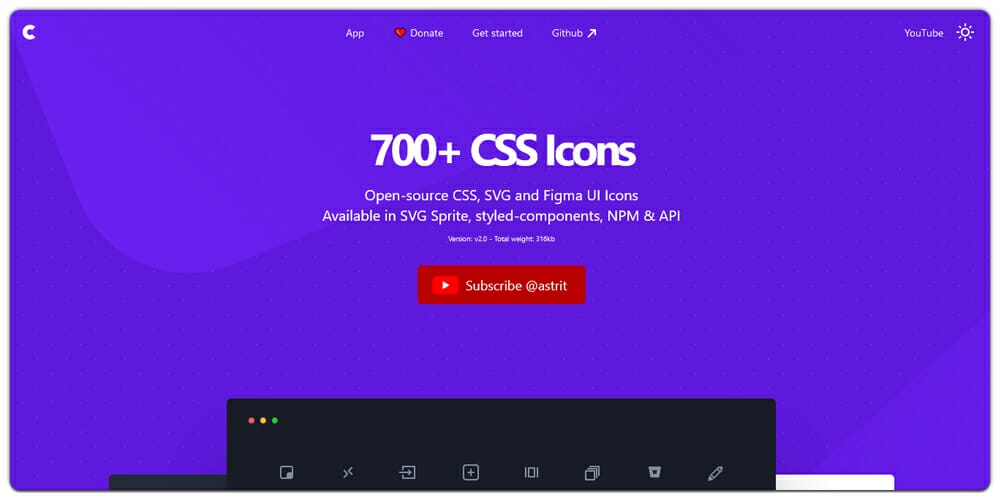 700 CSS Icons