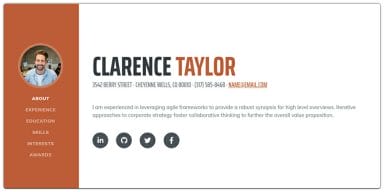 20+ Free HTML Resume Templates 2024