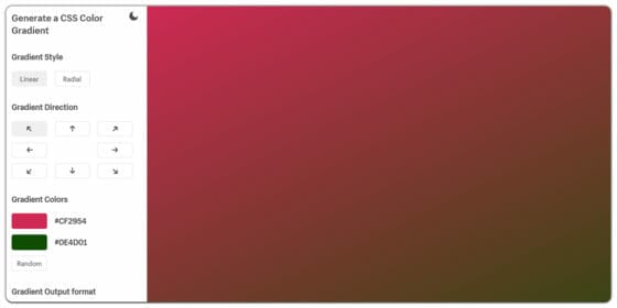The Best Gradient Generators & Libraries » CSS Author