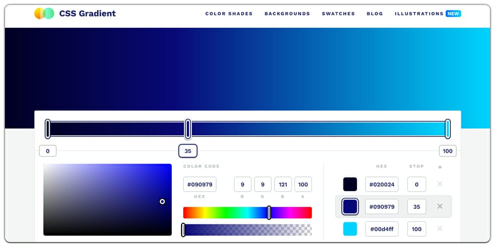 The Best Gradient Generators & Libraries » CSS Author