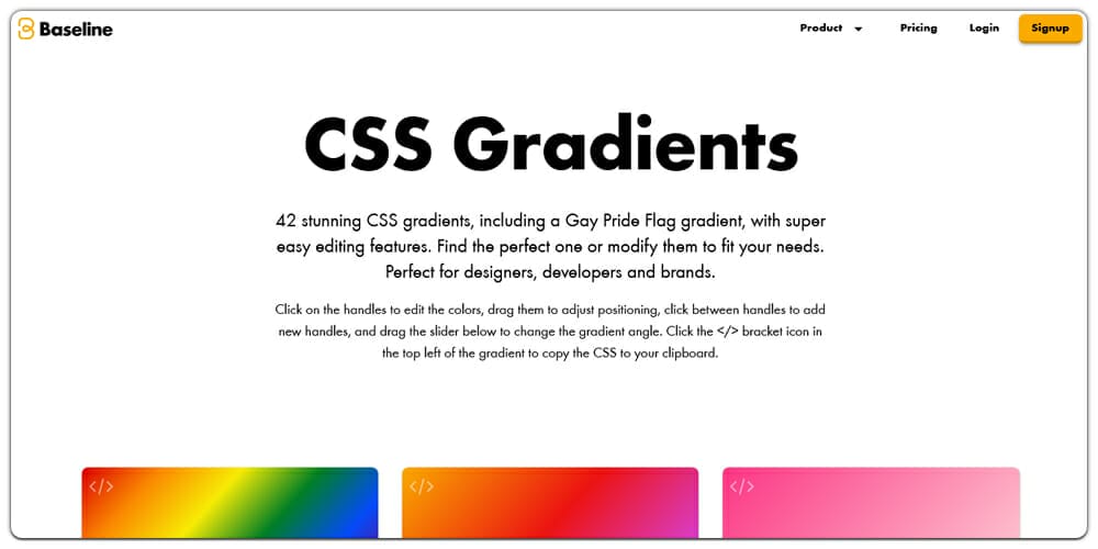 The Best Gradient Generators & Libraries » CSS Author