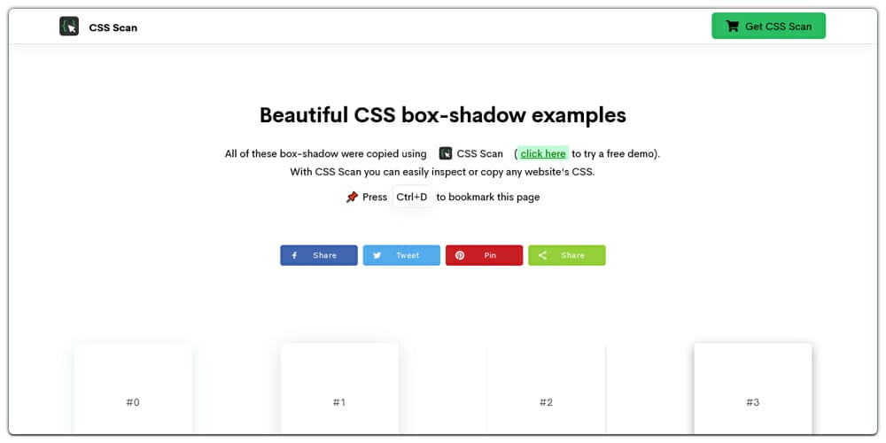 CSS Shadow Examples